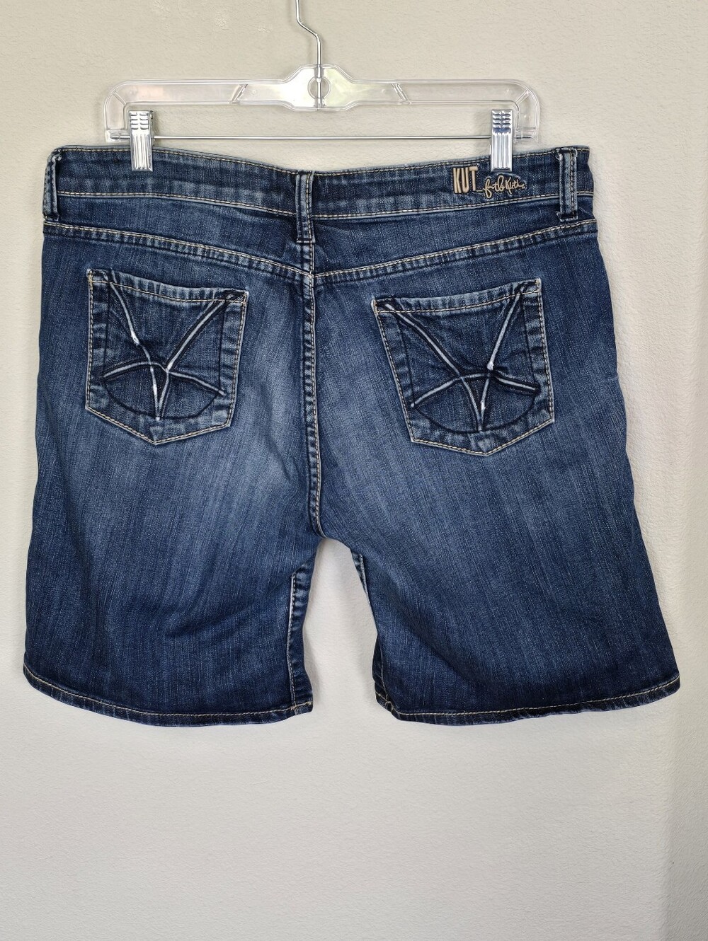 KUT Catherine Boyfriend Denim Jeans Shorts Summer Casual Womens 10 - Picture 4 of 15